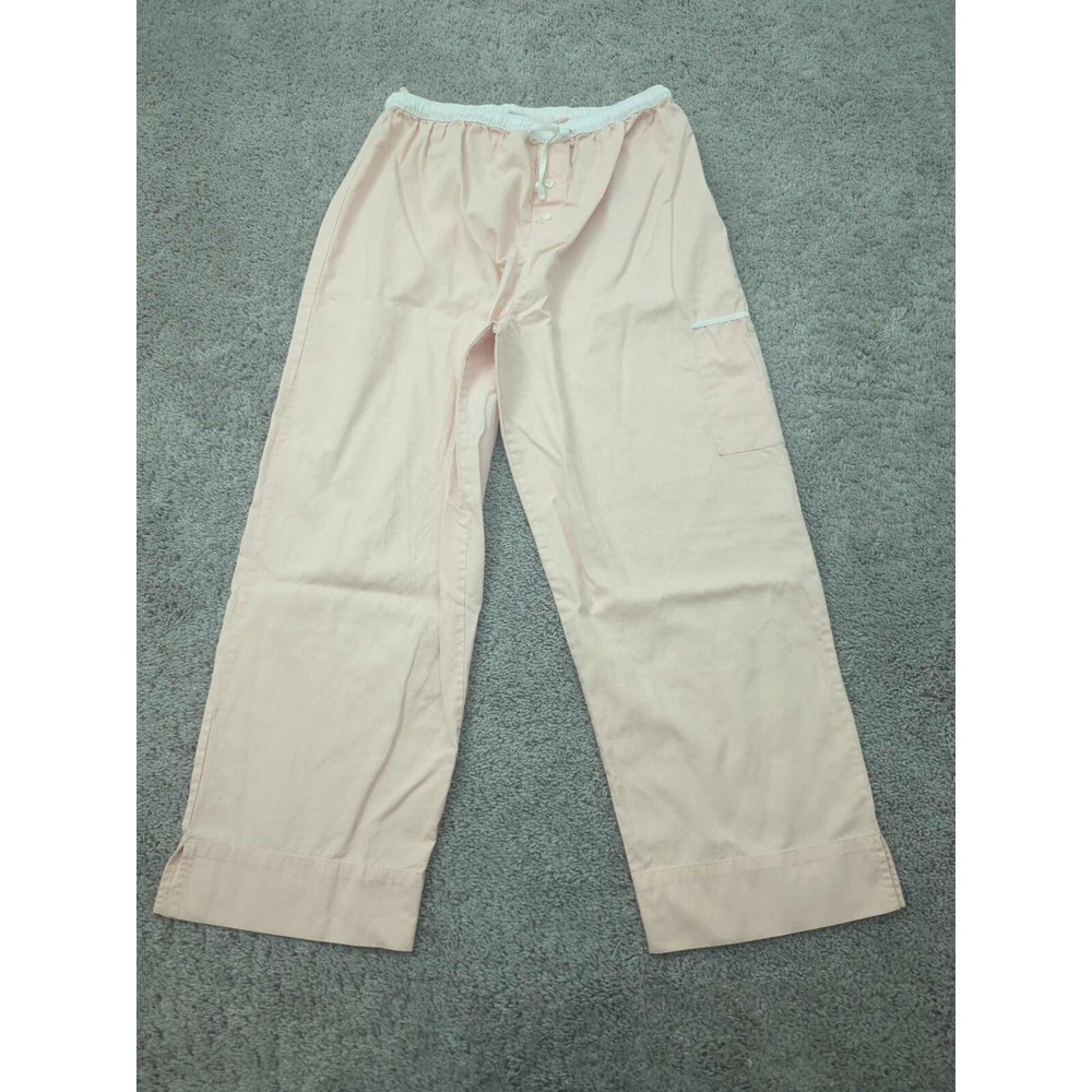 Coton D'or Lounge‎ Pants Womens Large Orange Pull On Wide Leg Drawstring